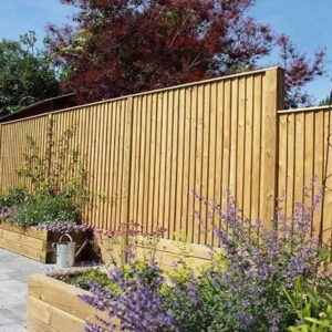 Flat Top Featherboard Fence Panels