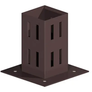 Holdfast 100mm Brown Bolt Down Post Support