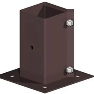 Swift Clamp 100mm Brown Bolt Down Post Support