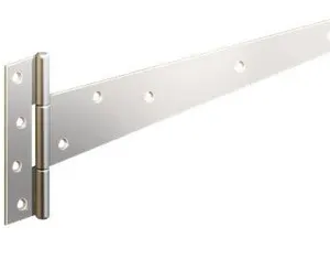 600mm (24") BZP Medium Tee Hinges Pair Prepacked